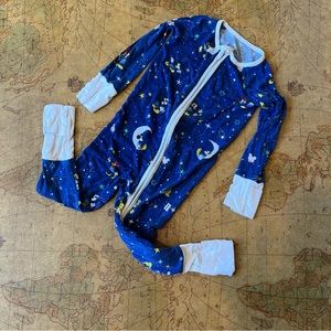 Little Sleepies Disney Mickey Zippie Size 6/12 months